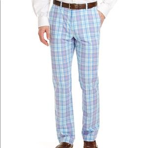 Vineyard Vines Seafeather Plaid Breaker Pants